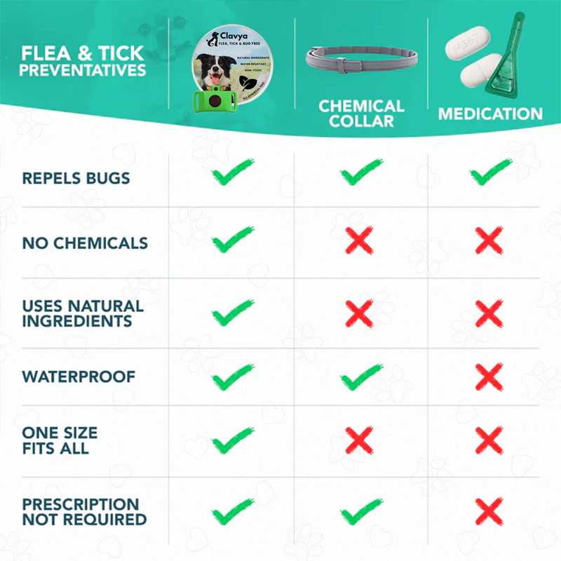 Natural Flea and Tick Tags