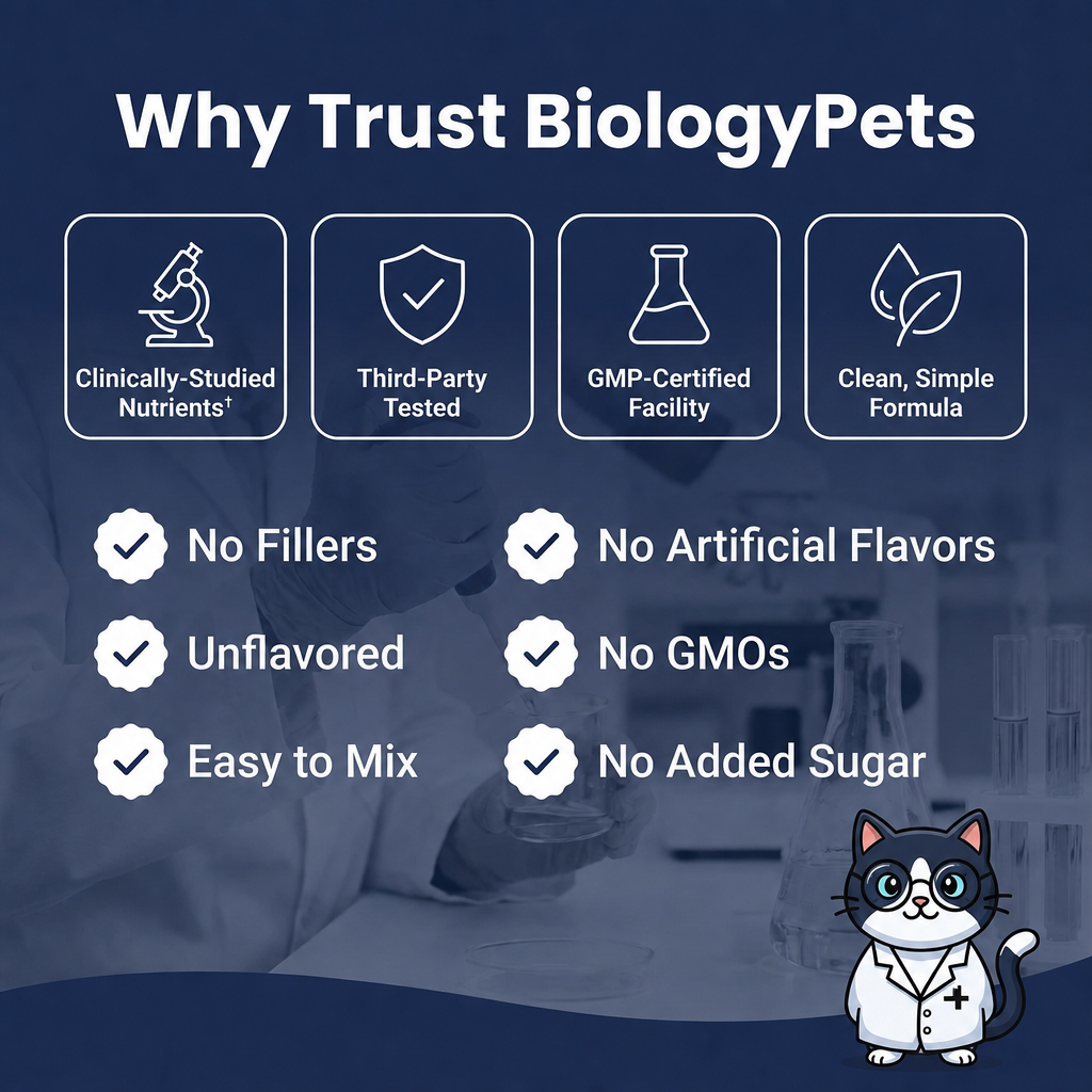 BiologyPets™ Cat Taurine + CoQ10 Supplement