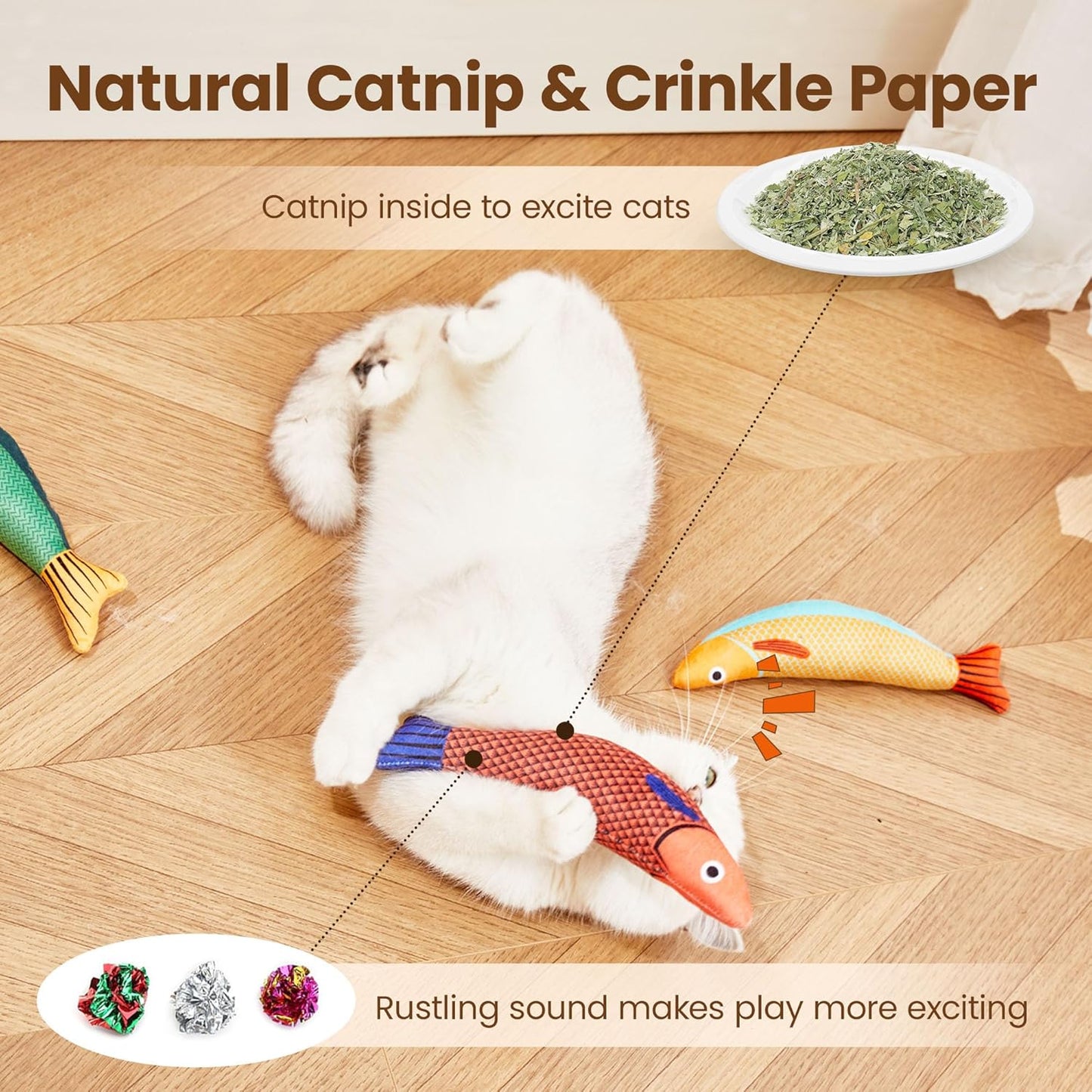 Catnip Fish Toy