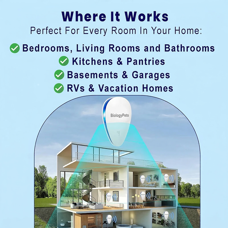 BiologyPets™ 2026 Upgraded Pest Repeller - Banish Pests For Good