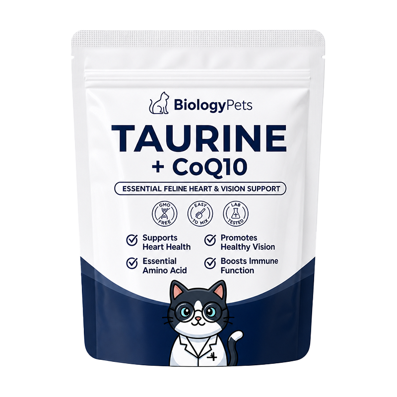 BiologyPets™ Cat Taurine + CoQ10 Supplement
