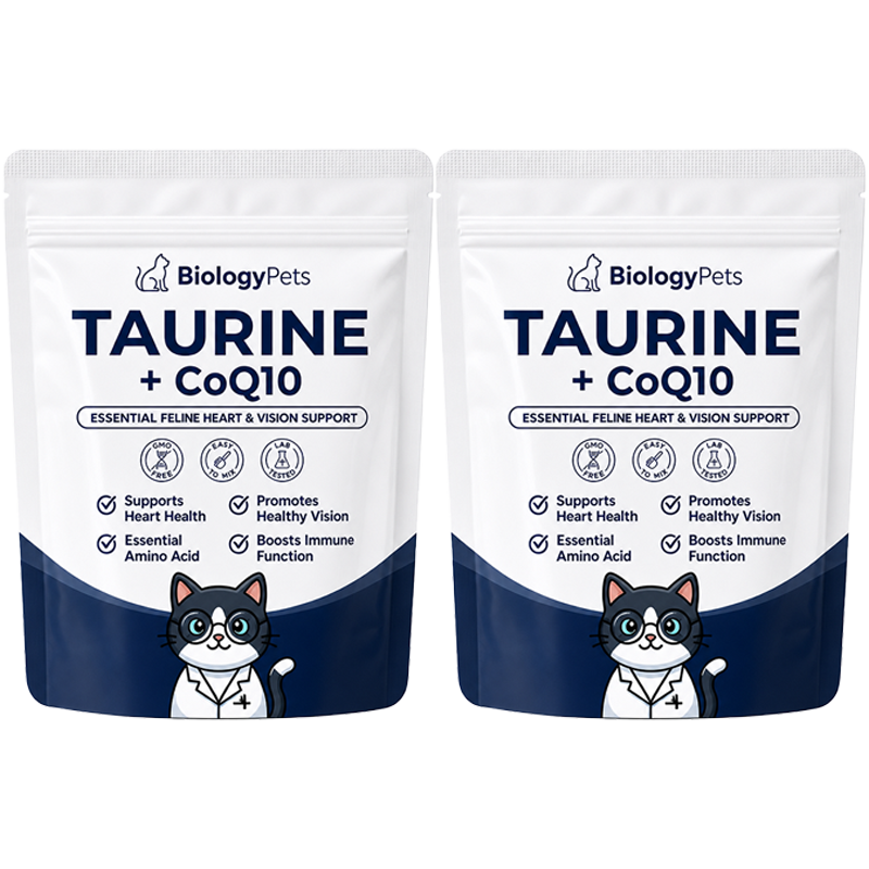 BiologyPets™ Cat Taurine + CoQ10 Supplement