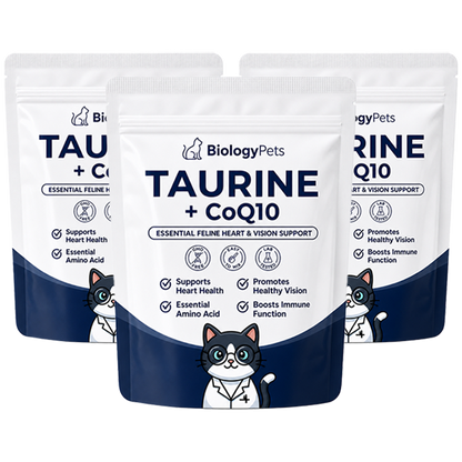 BiologyPets™ Cat Taurine + CoQ10 Supplement
